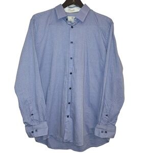christian lacroix white dress shirt Christian Lacroix Men's White Contemporary Fit Long Dress Shirt Size L (16 1/2)